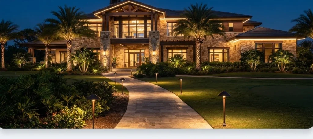 Planning path and accent lighting as one system
