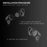LED Bulbs MR16 5W 400 Lumens 2700K 8 Pack