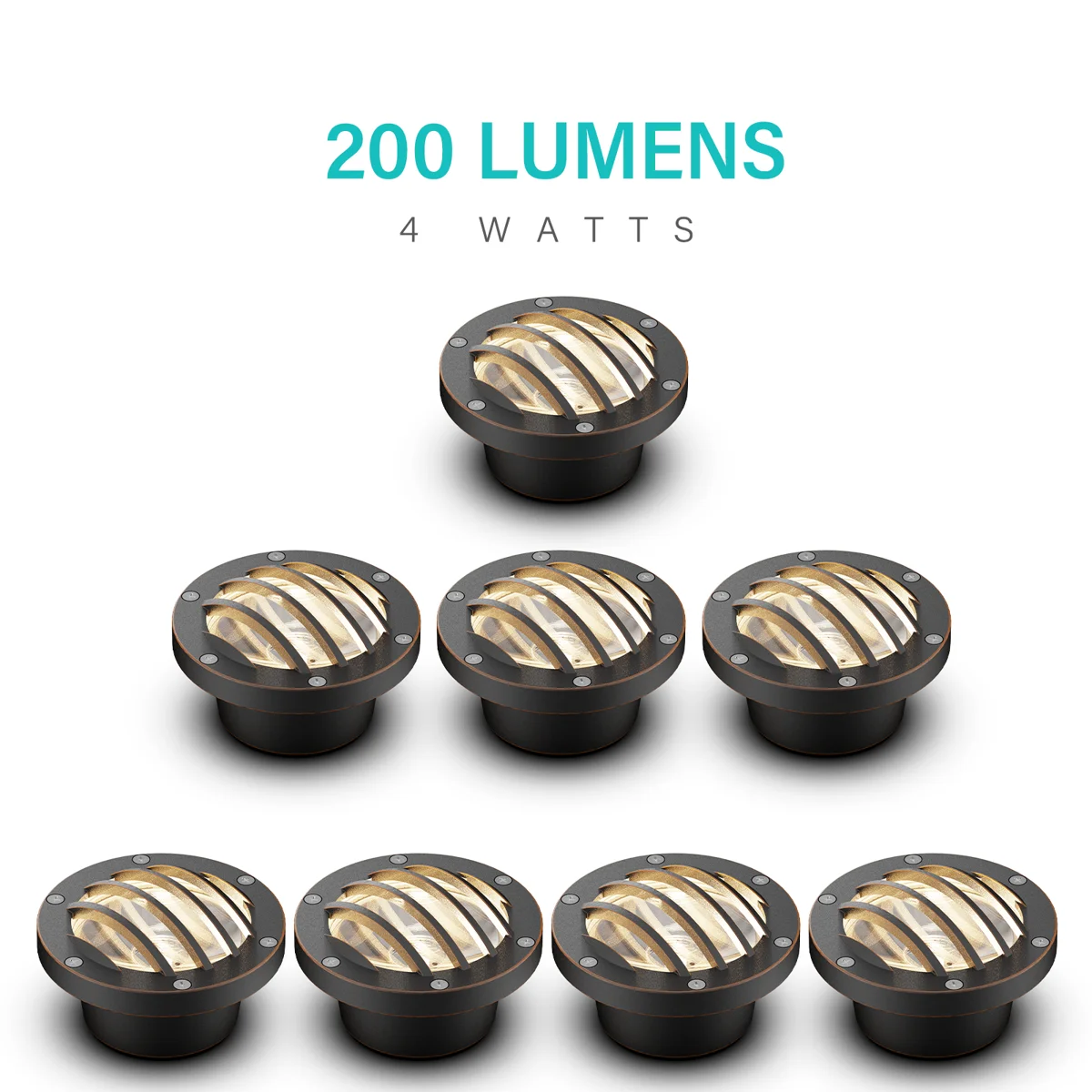 4W In-Ground Landscape Lights — 8PK