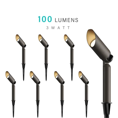 3W Low Voltage Spotlight — 8PK