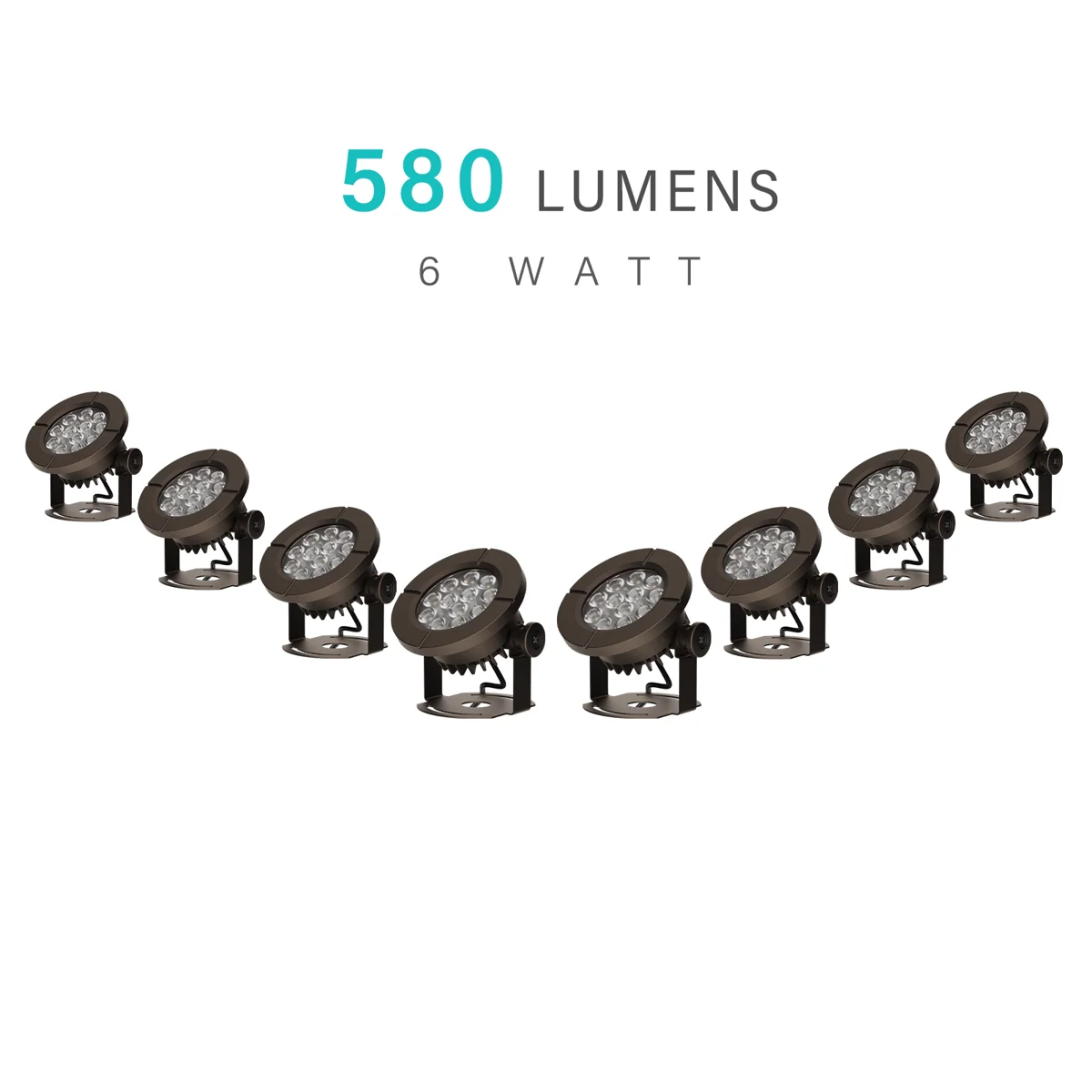 6W Underwater Pond Lights — 8PK