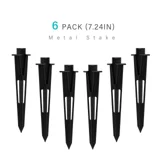 6PCS Metal Landscape Lighting Spikes Replacement Stakes for Low Voltage Landscape Lights