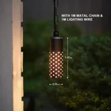 5W Brass Pendant Lights — 2 Pack