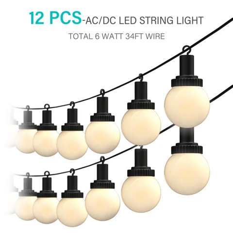 0.5 Watt Low Voltage String Lights — 12PCS