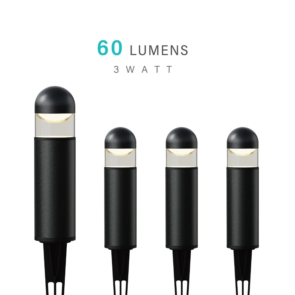 3W Low Voltage Path Lights — 4PK