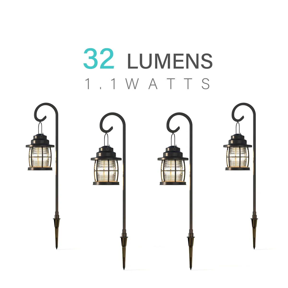 1.1W Low Voltage Path Lights — 4PK