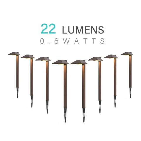 0.6W Low Voltage Path Lights — 8PK