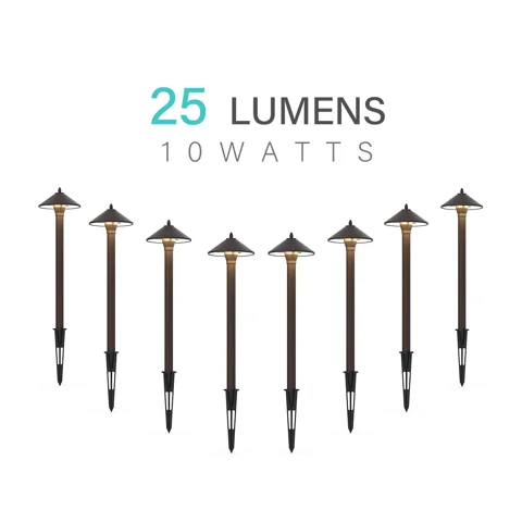 10W Low Voltage Path Lights — 8PK