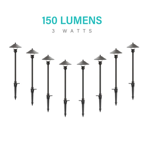 3W Low Voltage Path Lights — 8PK