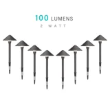 2W Low Voltage Path Lights — 8PK