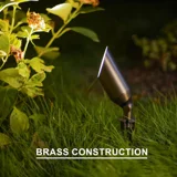 5W Brass Low Voltage Spotlight — 2PK