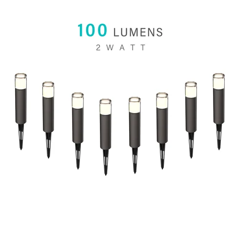 2W Low Voltage Path Lights — 8PK