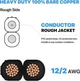 Low Voltage Electrical Wire 100ft 12AWG 2- Conductor Landscape Lighting Cable Direct