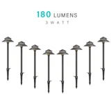 3W Low Voltage Path Lights — 8PK