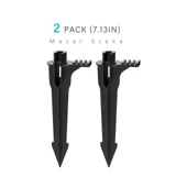 Landscape Light Stakes 2PCS Path Lights Replacement Stakes 3/4-14NPSM Metal Spikes for