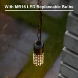 5W Brass Pendant Lights — 2 Pack