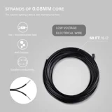 Low Voltage Landscape Wire 1 Pack 16/2 50FT Outdoor Lighting Wire 16AWG for Low Voltage