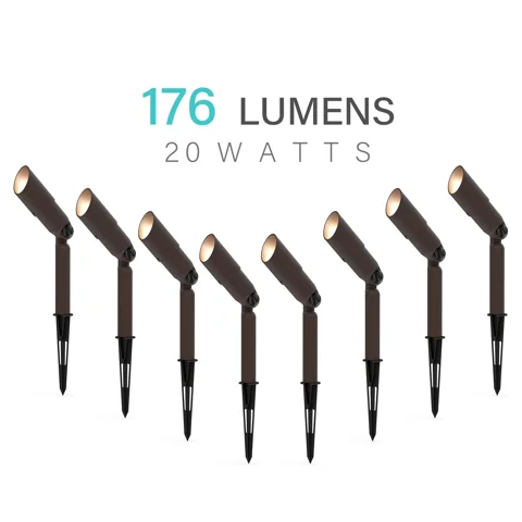 20 Watts Low Voltage Spotlight — 8 Pack