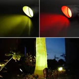 Green Color Lenses with Metal Clip Transparent Glass Filter for MR16 Bulbs Spotlight