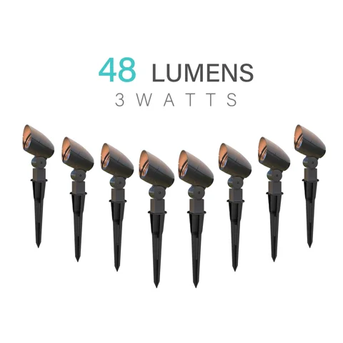3W Low Voltage Spotlight — 8PK