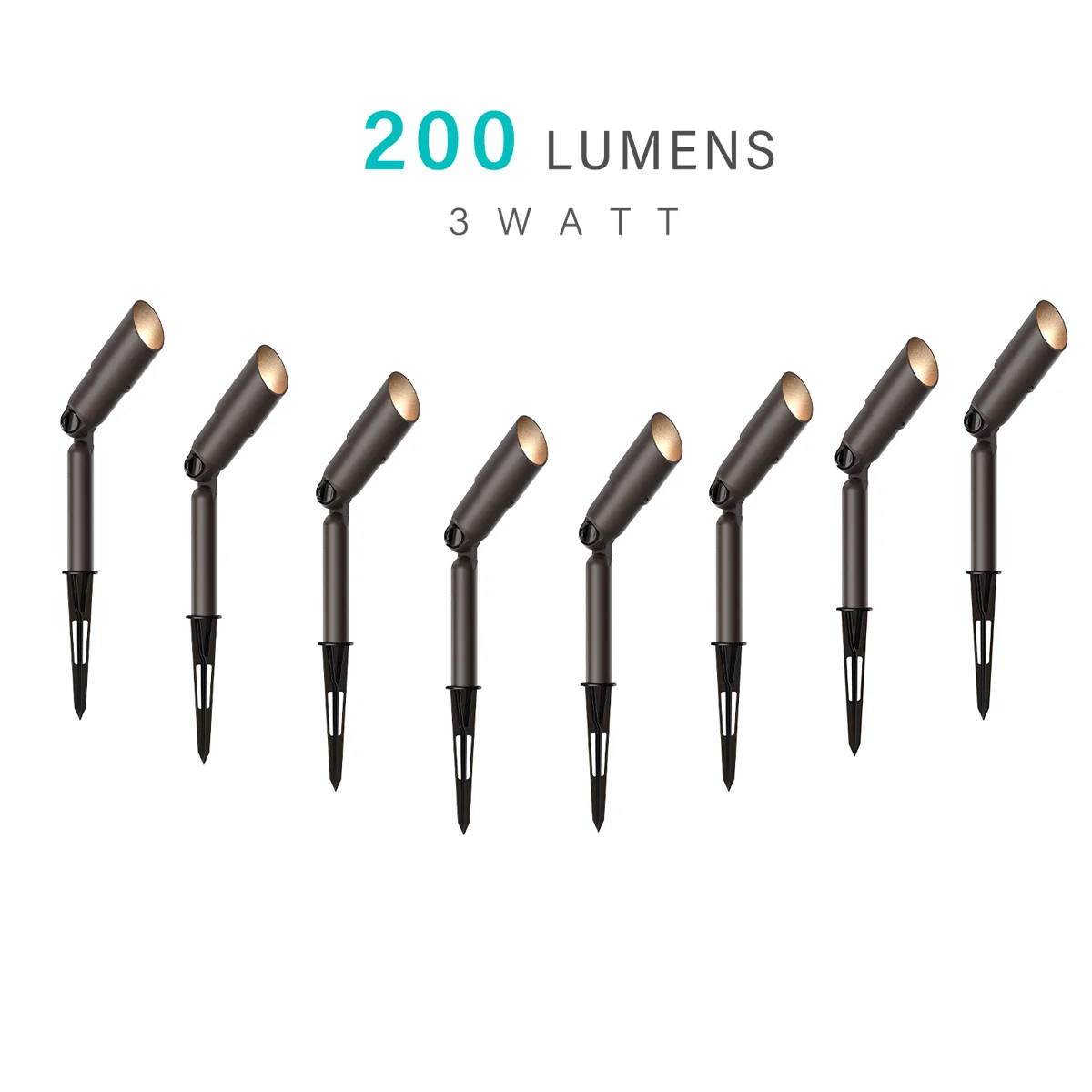 3W Low Voltage Spotlight — 8PK