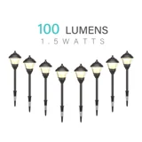 1.5W Low Voltage Path Lights — 8PK