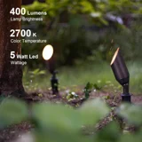 5W Brass Low Voltage Spotlight — 2PK