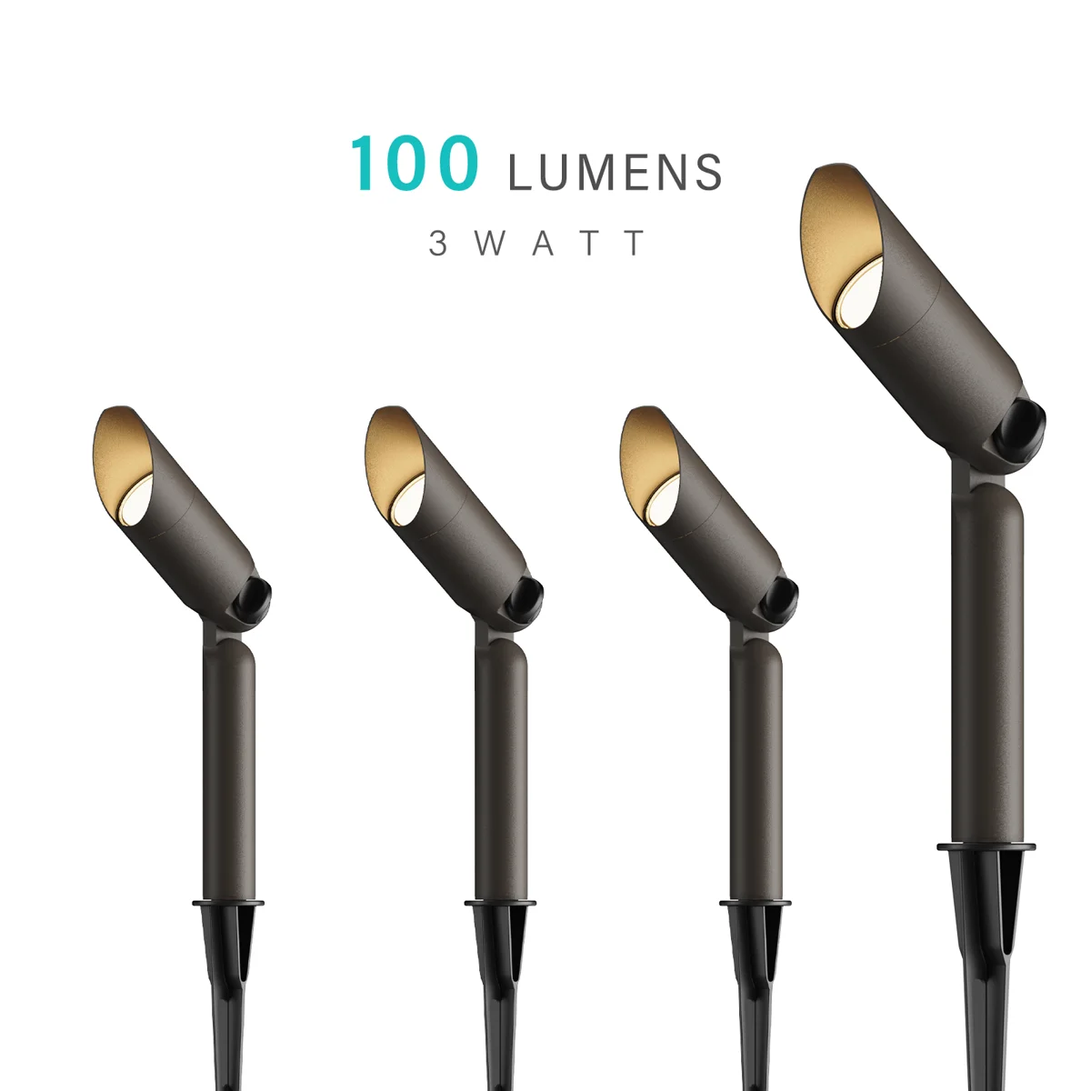 3W Low Voltage Spotlight — 4PK