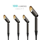 3W Low Voltage Spotlight — 4PK