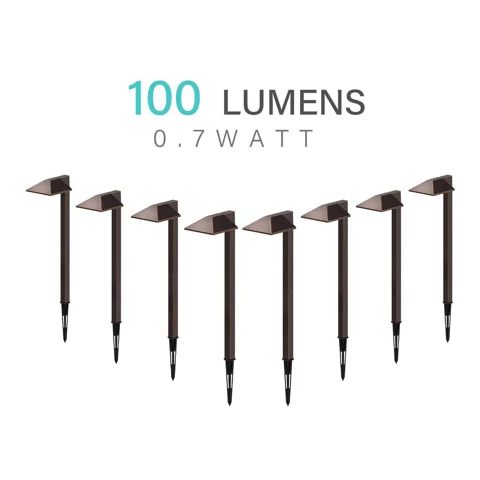 0.7W Low Voltage Path Lights — 8PK