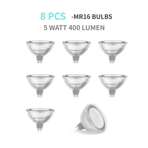 LED Bulbs MR16 5W 400 Lumens 2700K 8 Pack