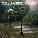 1.2W Brass Low Voltage Path Lights — 2PK