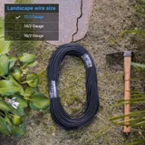 Low Voltage Electrical Wire 100ft 12AWG 2- Conductor Landscape Lighting Cable Direct